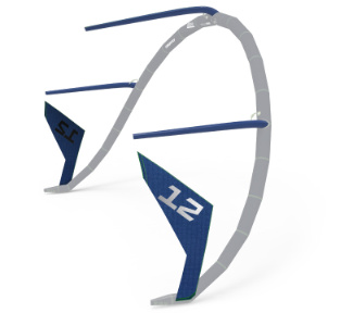 CrazyFly Sculp 2022 Kite 3 Tertex