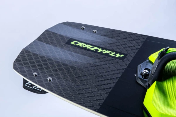 CrazyFly Raptor LTD Neon 2026 Kiteboard 10 CrazyFly Raptor LTD Neon Kiteboard Double V-Tips
